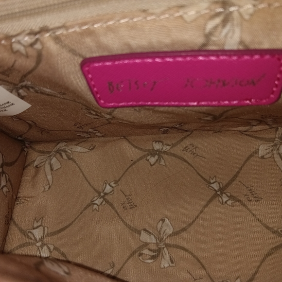 Betsey Johnson Vibrant Pink Crossbody Bag - Picture 3 of 7